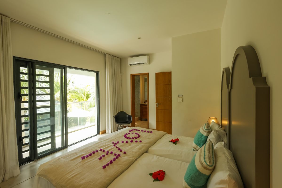 Prestige Pool Villa | Chambre avec salle de bain privative